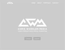 Tablet Screenshot of chriswheeler.ca